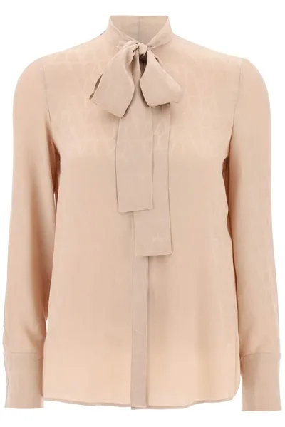 Valentino Shirt In Cream