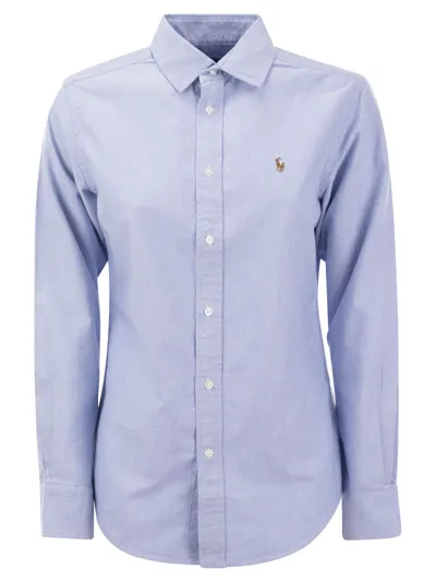 Polo Ralph Lauren Classic-fit Oxford Shirt In Blue