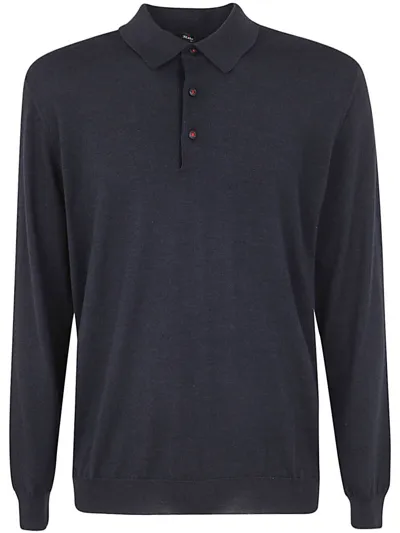 Kiton Polo In Blue