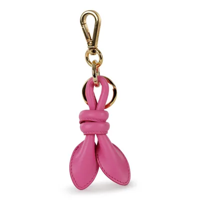 Jacquemus Twisted Key Ring In Pink