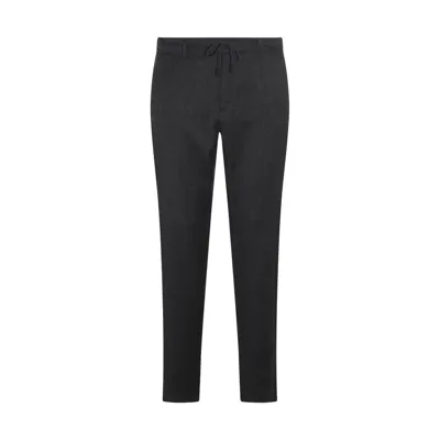 Canali Trousers Grey In Dark Grey