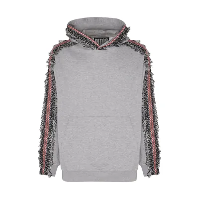 Ritos Grey Cotton Sweatshirt