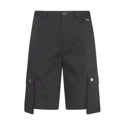 Dolce & Gabbana Black Cotton Bermuda Shorts