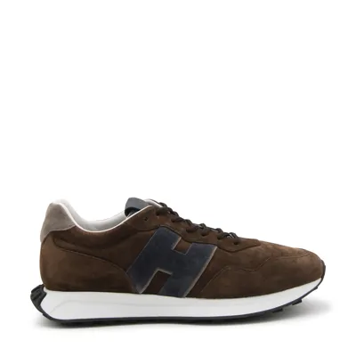 Hogan H601 Sneakers In Brown