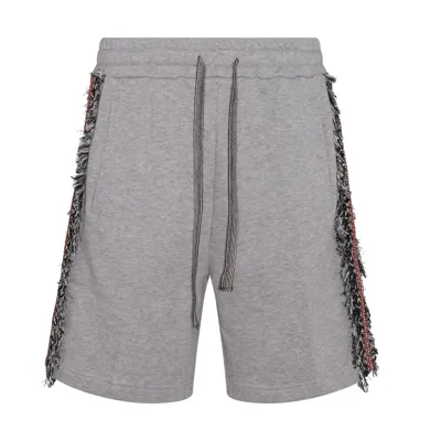 Ritos Grey Cotton Shorts