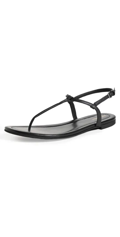 Reformation Thea Sandals Black