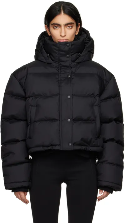 Wardrobe.nyc Black Hooded Down Jacket