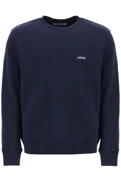 Autry Icon Crewneck Sweatshirt In Blue