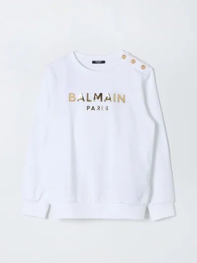 Balmain Sweater  Kids Kids Color White