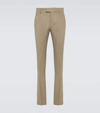 Ami Alexandre Mattiussi Twill Chinos In White