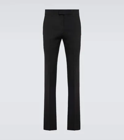 Ami Alexandre Mattiussi Twill Chinos In Black