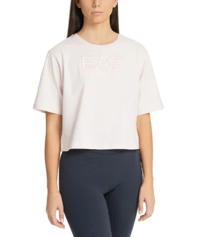 Ea7 T-shirt In Pink