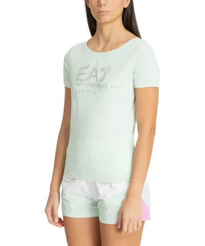 Ea7 T-shirt In Green