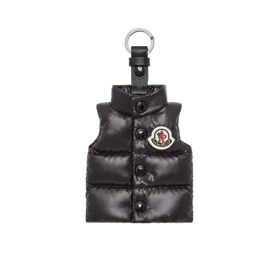 Moncler Collection Porte-clés En Forme De Doudoune In Black