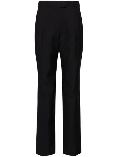 Lvir Black Slit Trousers