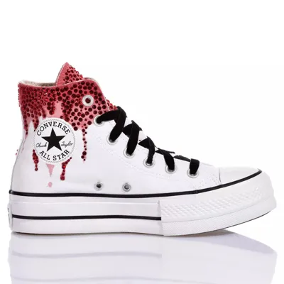 Mimanera Converse Platform Bloody Custom In White