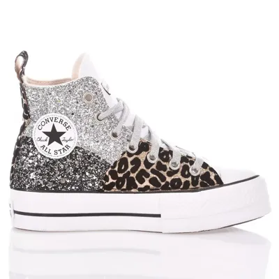 Mimanera Converse Platform Leo Tris In Animal Print