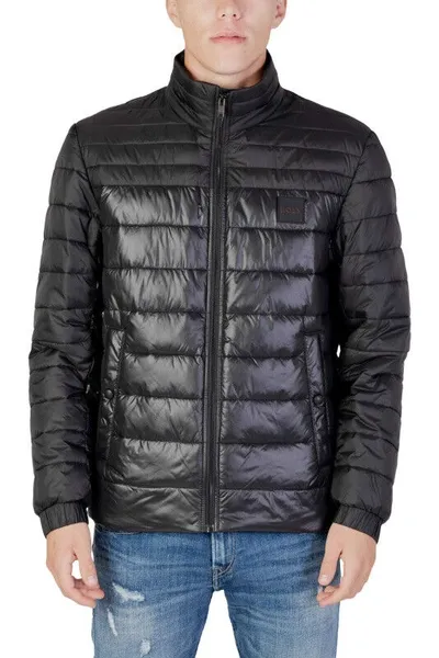 Pre-owned Hugo Boss Jacke Boss-457734 Gr S M L Xl Xxl+ Winterjacke Steppjacke Kapuze Warm In Schwarz