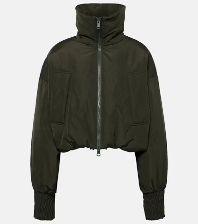 Tod's Padded Bomber Jacket In Black