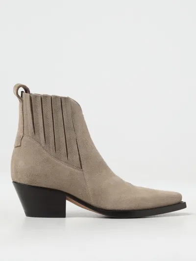 Buttero Flat Ankle Boots  Woman Color Sand