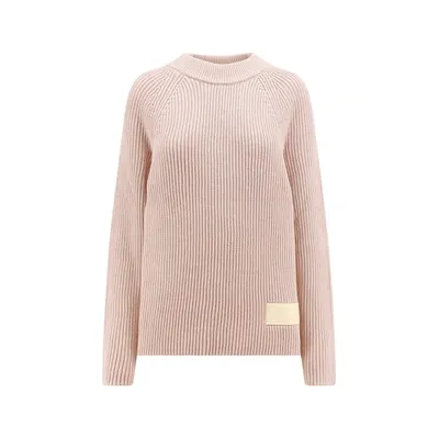 Ami Alexandre Mattiussi Crewneck Sweater In Pink