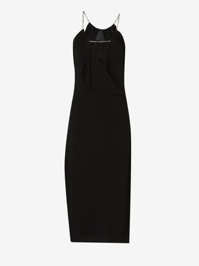 Givenchy Chain Midi Dress In Black