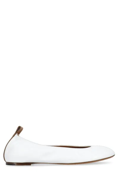 Lanvin Ruch Detailed Slip In White