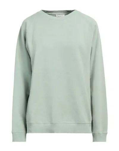 Chloé Woman Sweatshirt Light Green Size M Cotton, Elastane