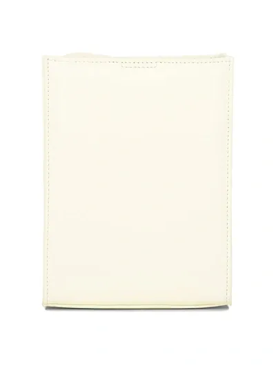 Jil Sander Men's Tangle Shoulder Bag In White