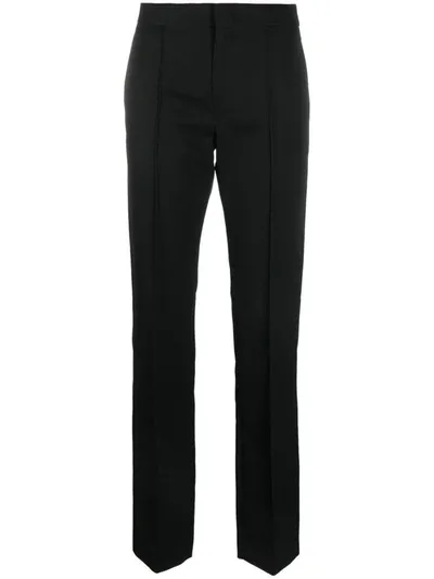 Isabel Marant Liokirok Wool Trousers In Black