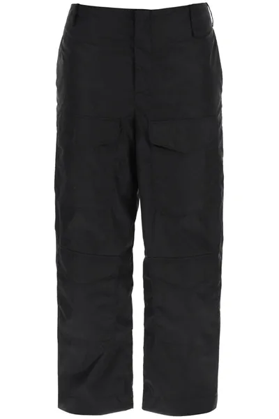 Simone Rocha Nylon Cargo Pants In Black