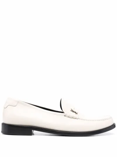 Saint Laurent Mocassini Le Loafer In White