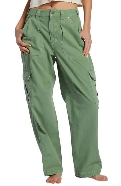 Billabong Walk Along Wide Leg Cargo Pants In Multi