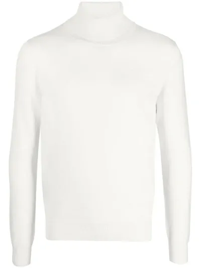 Malo Turtleneck Sweater In White