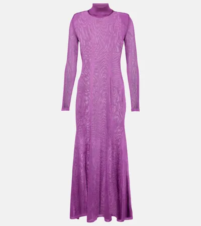 Tom Ford Jersey Maxi Dress In Pink