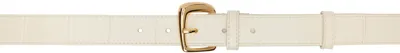 Jacquemus Off-white Les Sculptures 'la Ceinture Ovalo' Belt In Beige