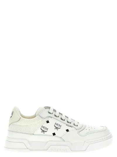 Mcm Skyward Sneakers In White