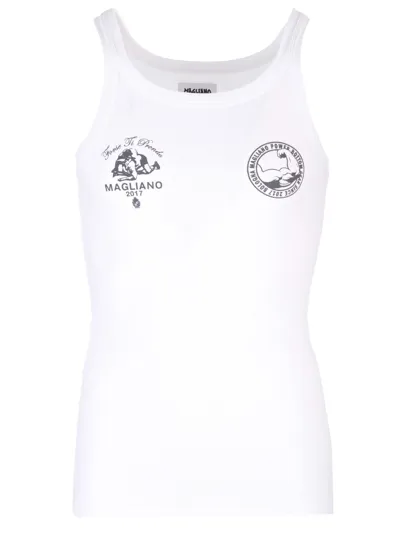 Magliano Lotta Tank Top In White