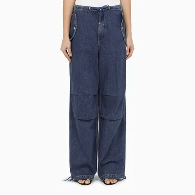 Dion Lee Parachute Blue Denim Jeans