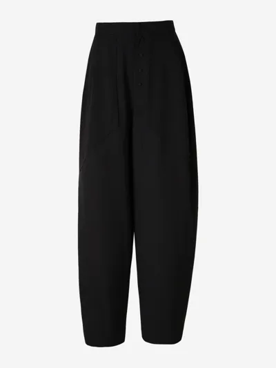 Stella Mccartney Baggy Tailored Pants In Black