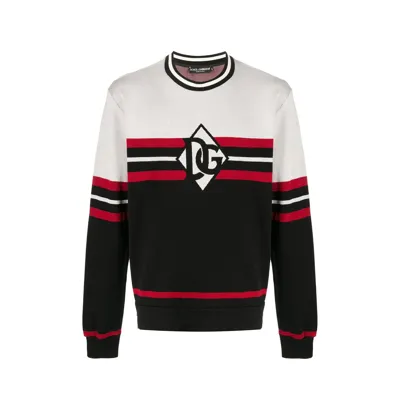 Dolce & Gabbana Logo Sweater In Black