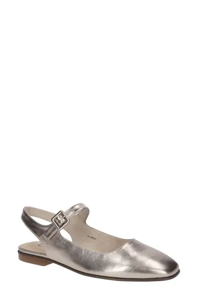 Bella Vita Women's Andie Mary Jane Flats In Champagne Leather