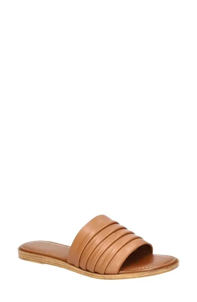 Bella Vita Rya-italy Slide Sandal In Whiskey Italian Leather