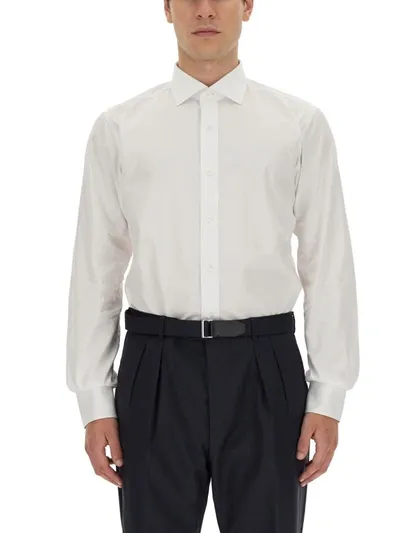 Brioni Dpp-regular Fit Shirt In White