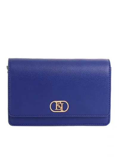 Elisabetta Franchi Hand Held Bag. In Blue