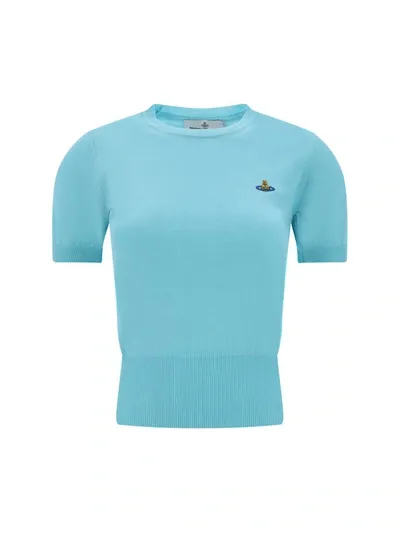 Vivienne Westwood Top In Baby Blue