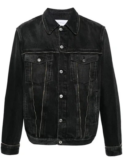 Off-white Denim Jacket In Black