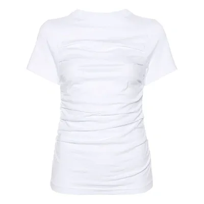 Axel Arigato Ria Gathered T-shirt In White