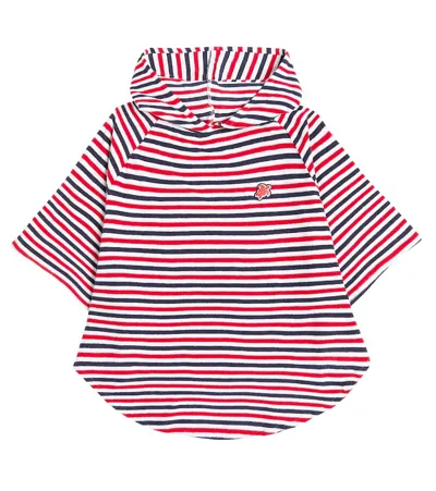 Vilebrequin Kids' Gizzy Striped Cape In Multi