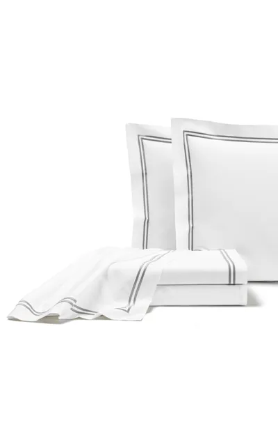 Frette Classic Cotton King Sheet Set In Grey